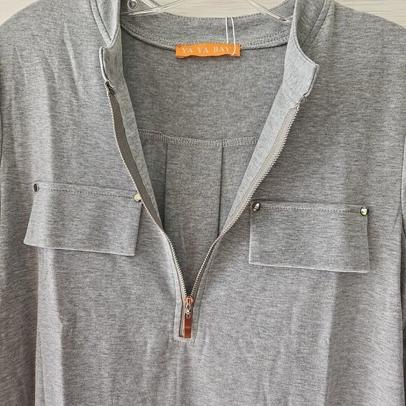 Yaya Bay Women's Stretch Knit Long Sleeve Top Size: L - Picture 2 of 10